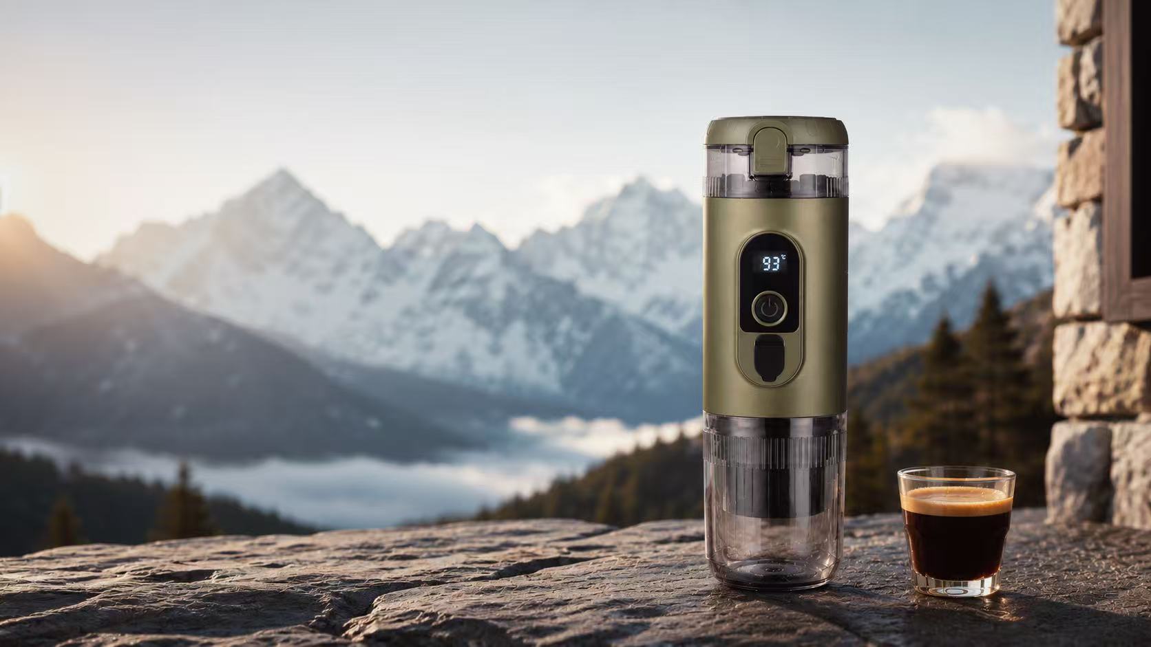 Hot Espresso Anywhere — No Kettle, No Hand Pump, No Mess